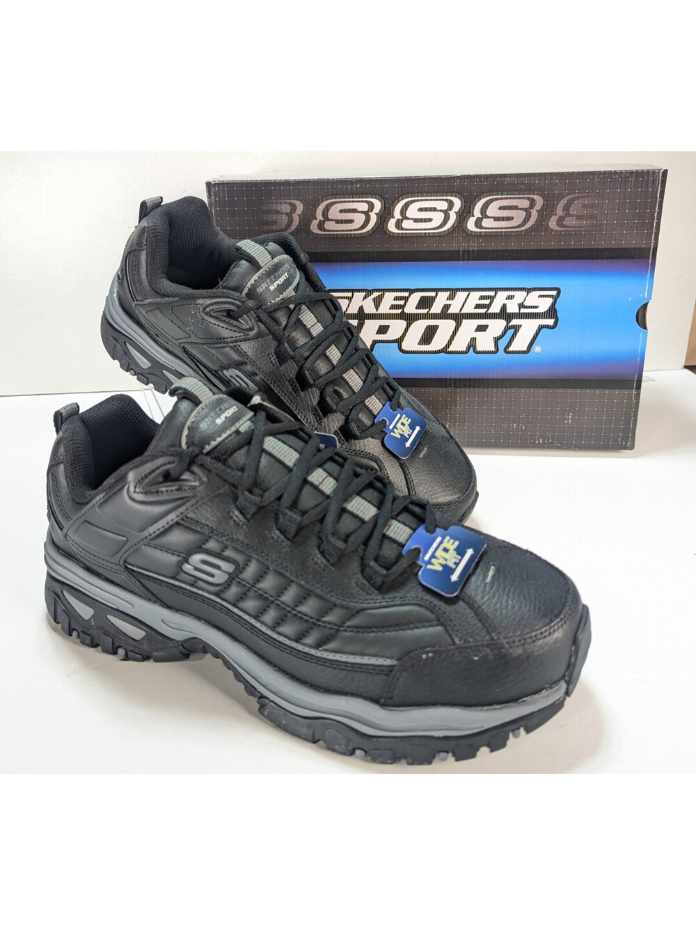 NEW Skechers Sport Energy Afterburn Mens 13 Extra Wide Sneaker Run Walk Shoes